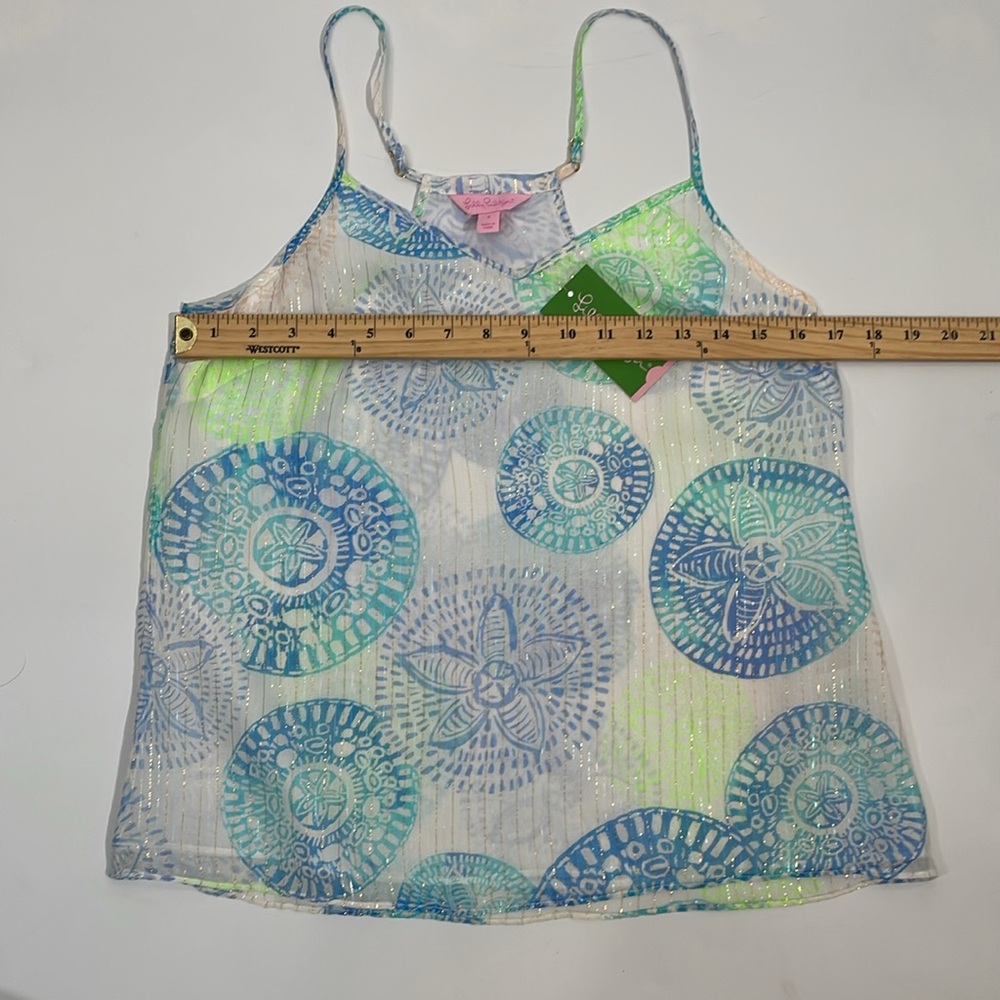 NWT Lilly Pulitzer Dusk Tank color Resort White Dune Our Thing Size S - Picture 6 of 11